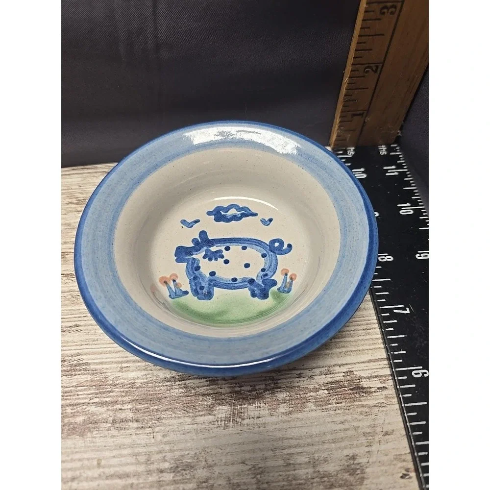 MA Hadley Flared 4 3/8  inch bowl Dessert Pig